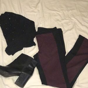 Color Blocked Pants 🍇♟